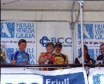 Stefano Usai festeggia la vittoria Stefano Usai festeggia la vittoria